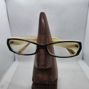 Kliik Black & Cream Prescription Glasses Frames